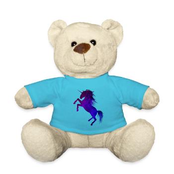 Galaxie licorne - Nounours - bleu outremer - Devant