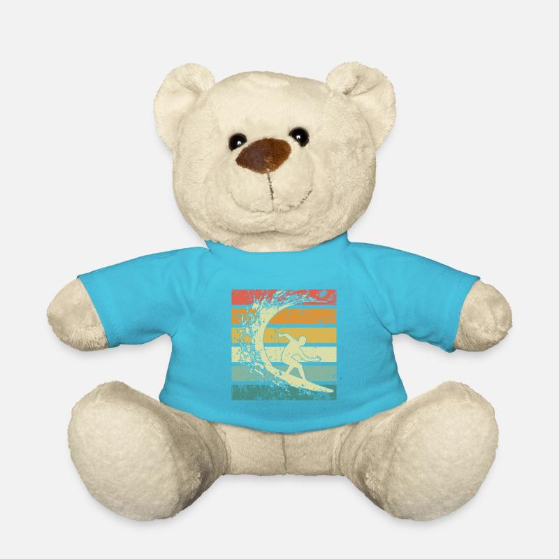 Surfer retro - Teddy - Atollblau