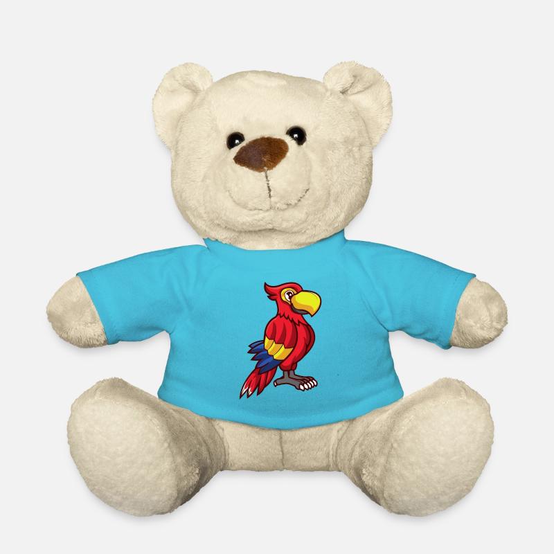 Papagei - Teddy - Atollblau