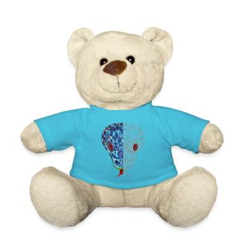 Polygone de serpent - Nounours - bleu outremer - Devant