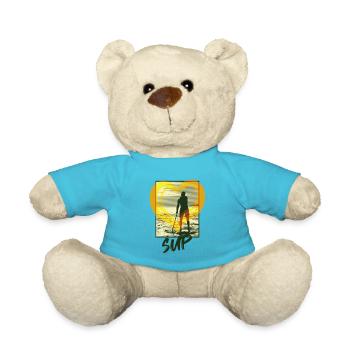 Stand Up Paddling Sup SUP Image - Teddy Bear - atoll blue - Front