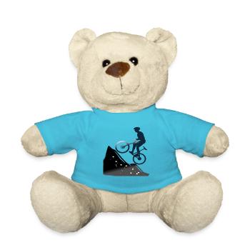 Mountainbike Mountainbiken Mountainbiker Fahrrad - Teddy - Atollblau - Vorne