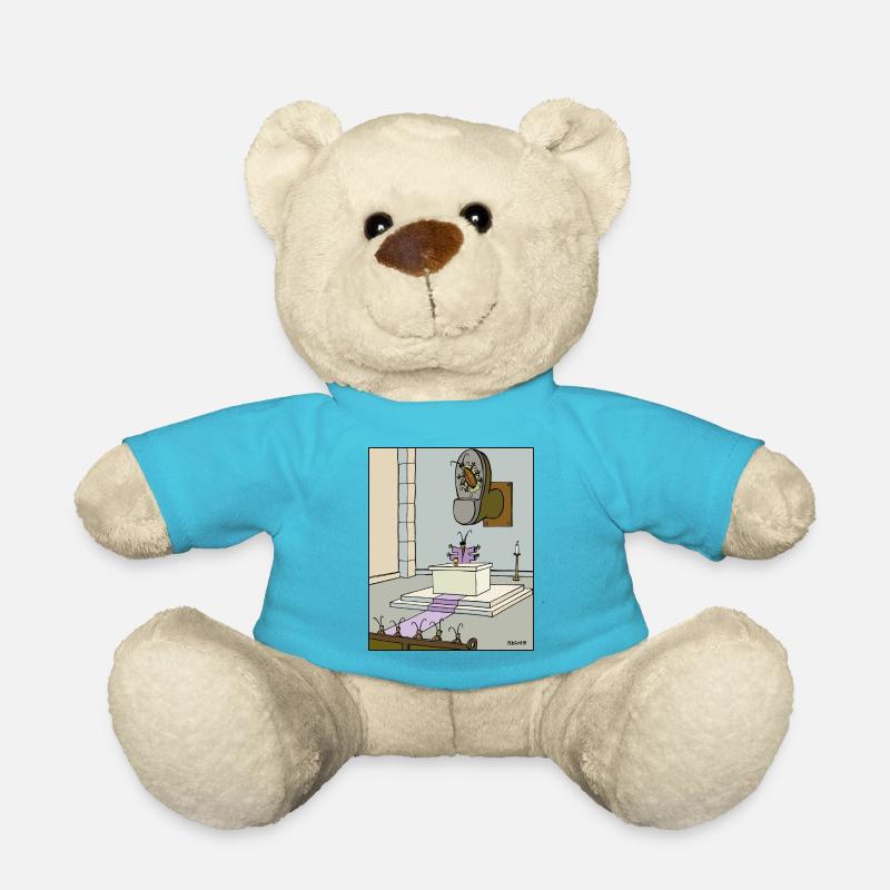 1184 Kirchenstiefelkakerlakenschmotz - Teddy - Atollblau