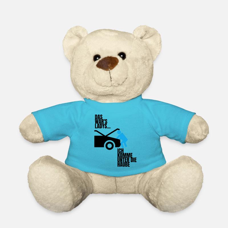 Ich komme unter die Haube Junggesellenabschied - Teddy - Atollblau