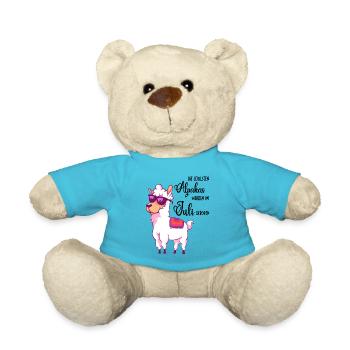 Les alpagas les plus cool naissent en juillet - Nounours - bleu outremer - Devant