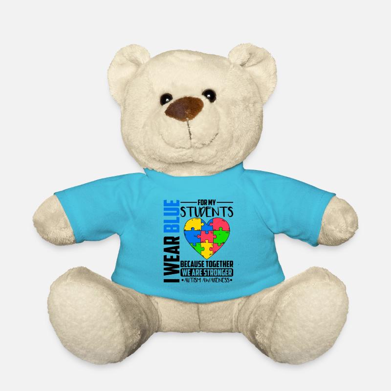 Autismus Autismus autist Autismus - Teddy - Atollblau