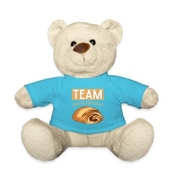 Team Pain au chocolat T-Shirt Anti Chocolatine - Nounours - bleu outremer - Devant