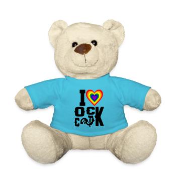 Fierté gaie LGBT - Nounours - bleu outremer - Devant