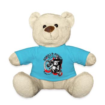 Gorilla power, bikers with passion - Teddy Bear - atoll blue - Front