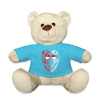 Monaco - Teddy Bear - atoll blue - Front