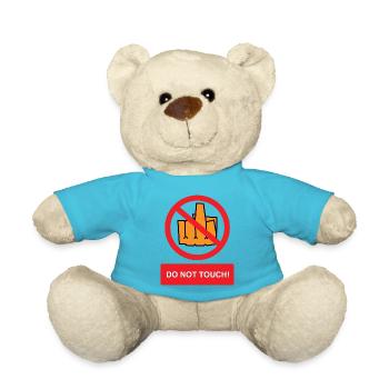 don't touch - do not touch - Teddy - Atollblau - Vorne