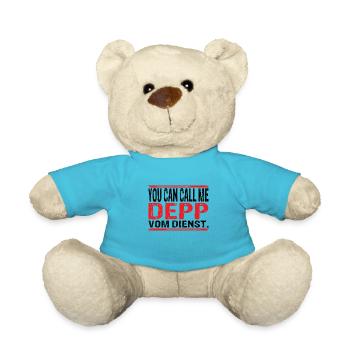 You Can Call Me Depp Vom Dienst - Teddy - Atollblau - Vorne