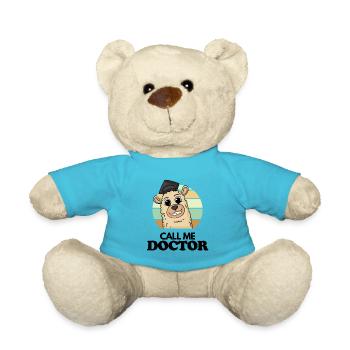Doctoral Thesis Doctorate Doctorate Doctorate - Teddy Bear - atoll blue - Front