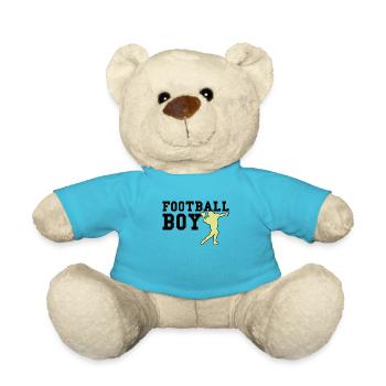 football boy - Teddy Bear - atoll blue - Front