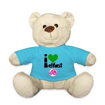 Belfast Irlande du Nord - Nounours - bleu outremer - Devant