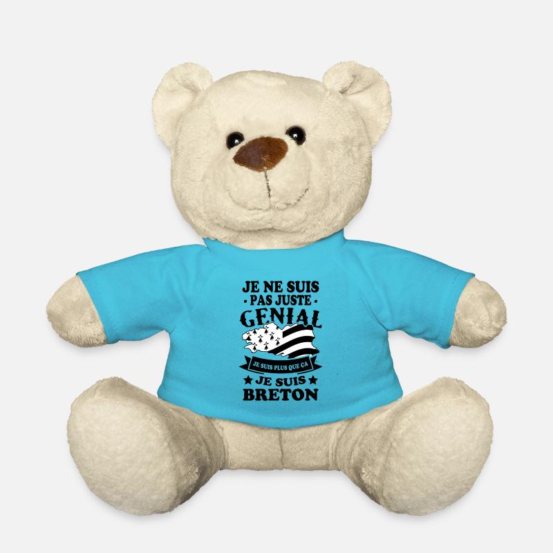 Je suis Breton - Nounours - bleu outremer
