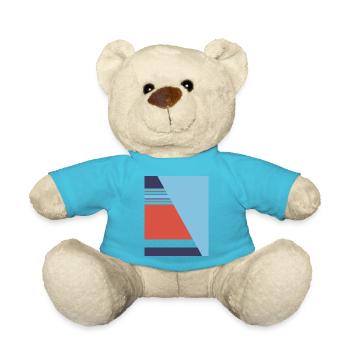 England 1990 Football - Teddy Bear - atoll blue - Front