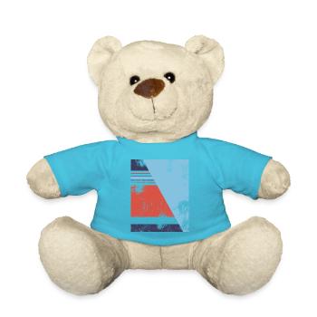England 1990 - Teddy Bear - atoll blue - Front