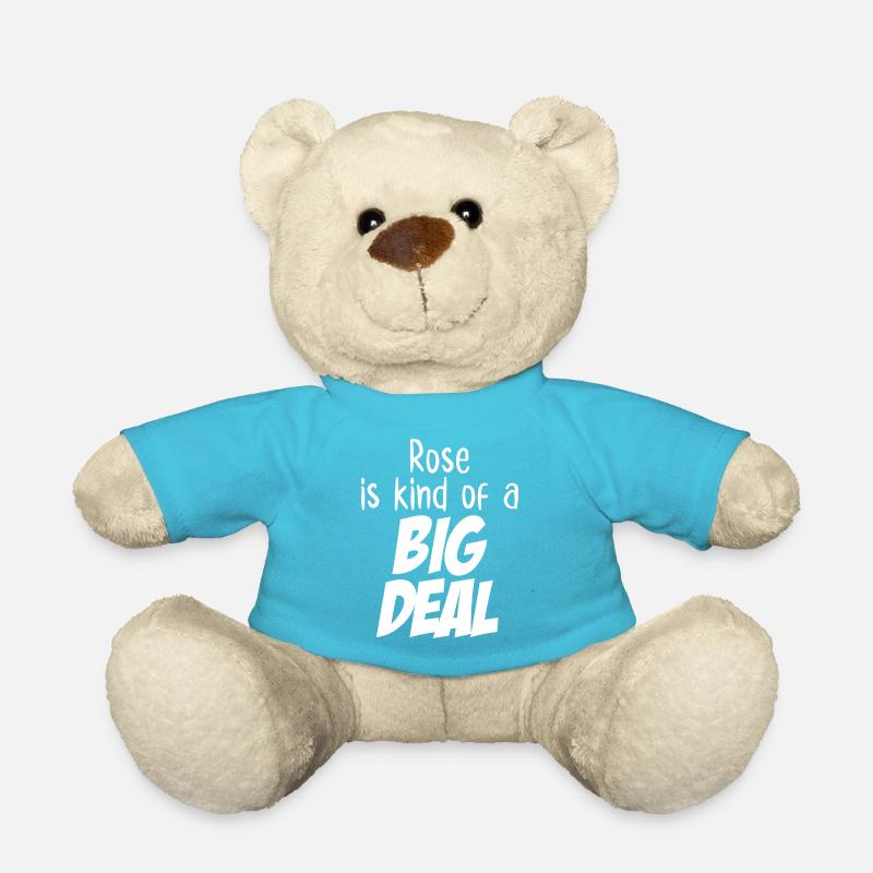 Rose est un peu une grosse affaire - Nounours - bleu outremer