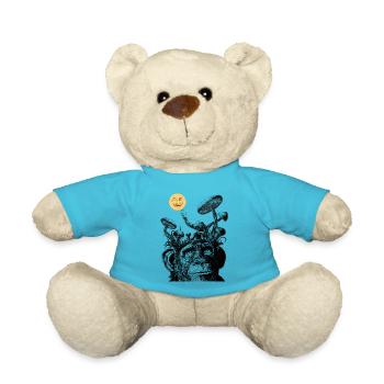 Le Singe et la Lune - Nounours - bleu outremer - Devant