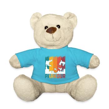 Parkour, Freerunning, Street Workout, Acrobatique - Nounours - bleu outremer - Devant