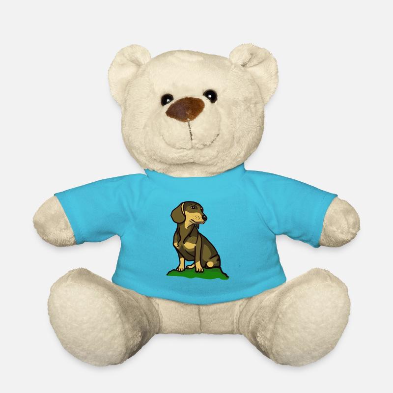 Dackel - Teddy - Atollblau