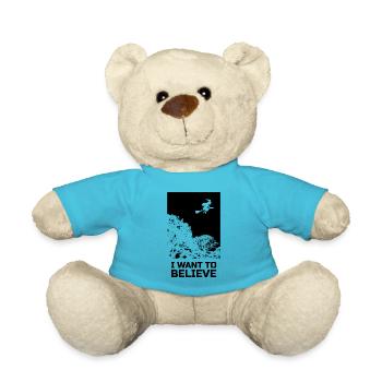 Horror Horror Movie Outfit Movie Fetival Halloween - Teddy Bear - atoll blue - Front