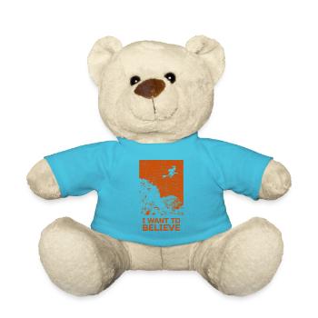 Horror Horror Movie Outfit Movie Fetival Halloween - Teddy Bear - atoll blue - Front