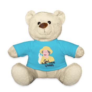 Queen Elizabeth II - Teddy - Atollblau - Vorne