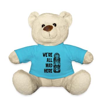 Drei Affen Nichts sehen, nichts sagen, nichts höre - Teddy - Atollblau - Vorne
