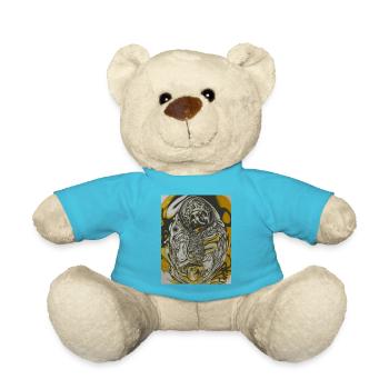 Psychodellic Square - Teddy - Atollblau - Vorne
