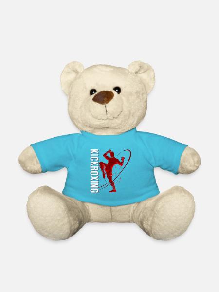 Kickboxer Martial Arts Kickboxing Kickboxen - Teddy Bear - atoll blue