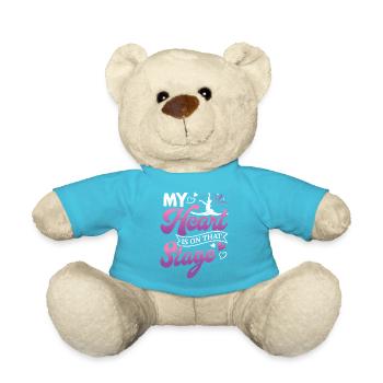 Ballet, Ballerine, Fille, Fille, Danse - Nounours - bleu outremer - Devant