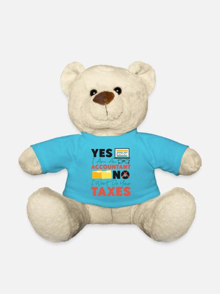 Comptable Comptable Comptable - Nounours - bleu outremer