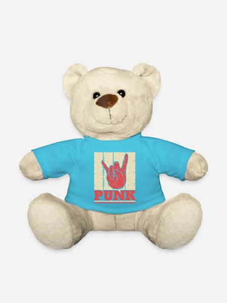 Punk Rock Pogo Anarchie Punks Punk Rocker Punk - Nounours - bleu outremer
