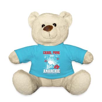 Punk Rock Pogo Anarchy Punks Punk Rocker Punk - Teddy Bear - atoll blue - Front