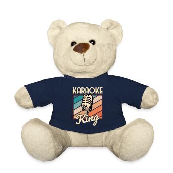 King Karaoke Bar, Party, Firmenfeier Männer Herren - Teddy - French Navy - Vorne