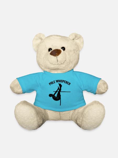 Fun Pole Vault Pole Vault - Teddy Bear - atoll blue