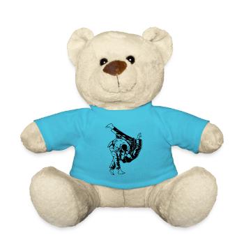 Jiu Jitsu Ju Jitsu - Nounours - bleu outremer - Devant
