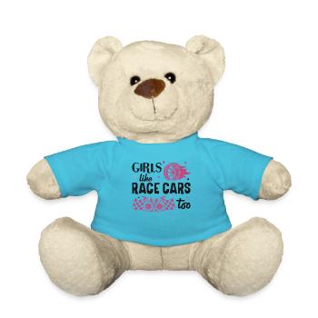 Drag Racing Race Car Girl Girls - Nounours - bleu outremer - Devant