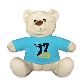 Handball Team, Club, Trainer, Coach, Spieler - Teddy - Atollblau - Vorne