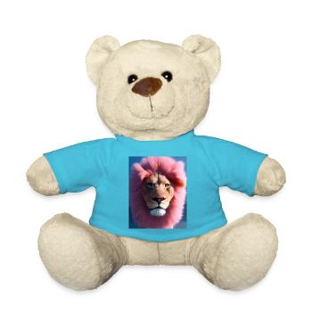 Dessin animé d’une lionne queer - Nounours - bleu outremer - Devant