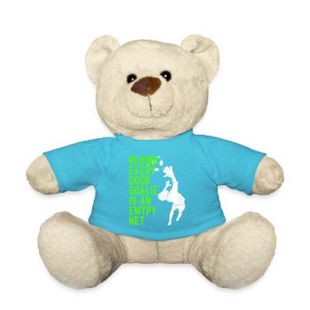 Fußball Tormann Soccer Goalie Spieler Fan Trainer - Teddy - Atollblau - Vorne