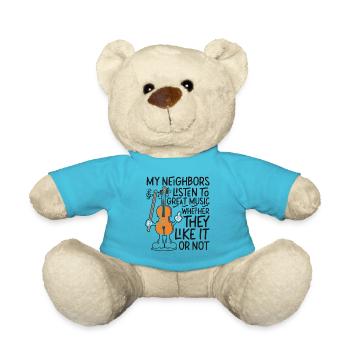 Violoniste Violoniste Mes Voisins - Nounours - bleu outremer - Devant
