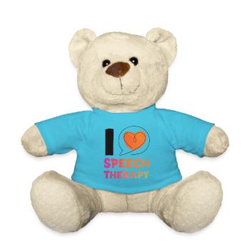 Speech Therapist Therapy Assistant - Teddy - Atollblau - Vorne