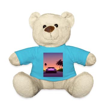countach miami vice sunset - Nounours - bleu outremer - Devant