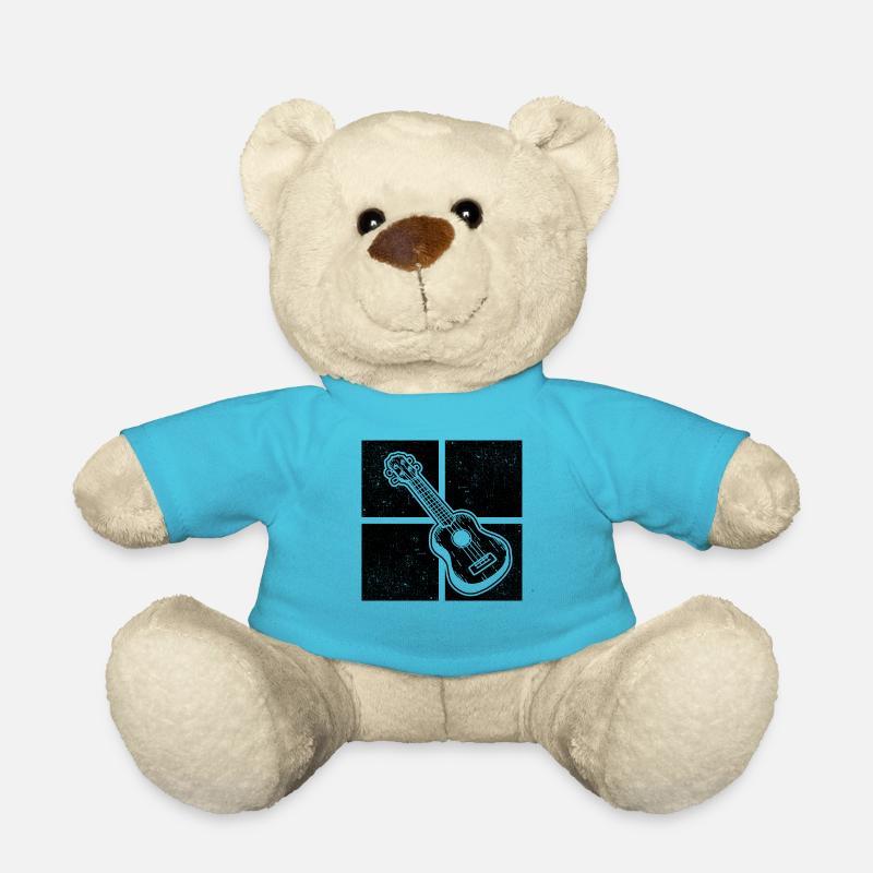 Ukulélé Joueur de ukulélé Ukuléléliste - Nounours - bleu outremer