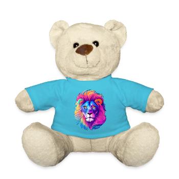 Lion - Teddy Bear - atoll blue - Front