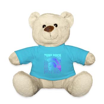 Punk Rock Pogo Anarchy Punks Punk Rocker Punk - Teddy Bear - atoll blue - Front