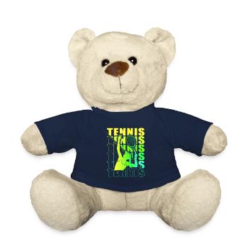 Vêtements de tennis pour joueuses de tennis filles - Nounours - bleu marine - Devant
